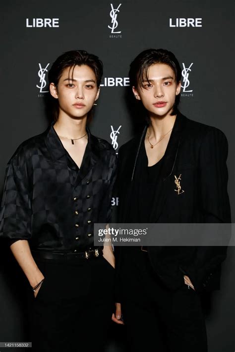 yves saint laurent stray kids|Stray Kids's Felix & Hyunjin meet Dua Lipa at 'YSL Beauty.